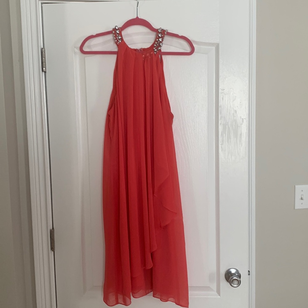 Beautiful coral dress